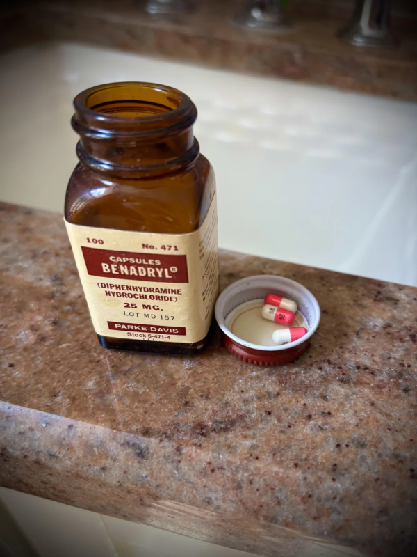 Vintage Benadryl Bottle