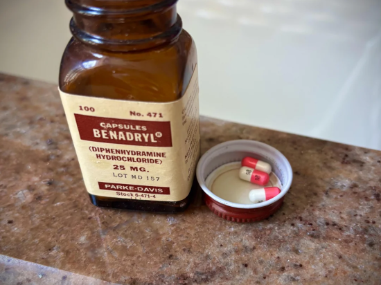 Vintage Benadryl Bottle